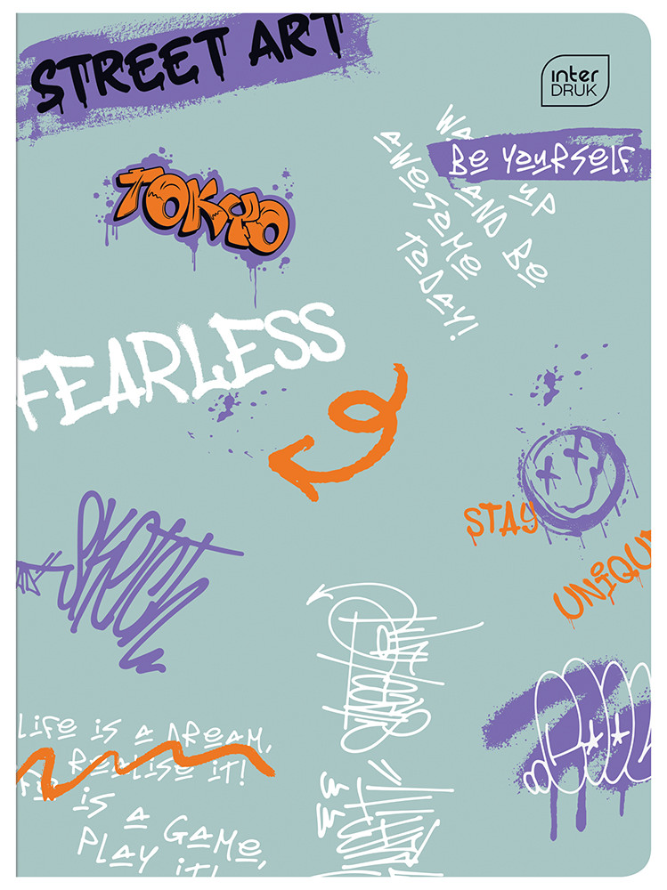 Zeszyt w linię A5/32 70g Interdruk MIX